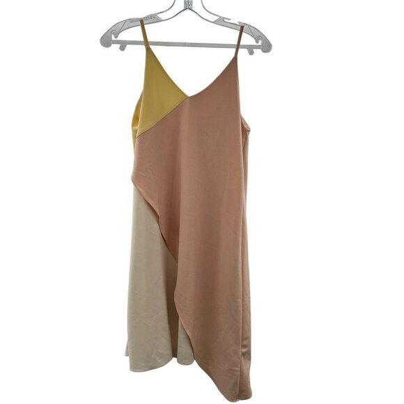 Cato Women's Sleeveless Asymmetrical Shift Dress Size Size Small Colorblock - Picture 7 of 9